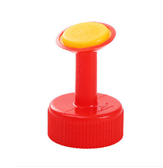 1Pcs Fles Cap Sprinkler Pvc Plastic Gieter Gb 28Mm Kaliber Little Nozzle Sproeierhoofd Besproeien Tuin Groenten Mist * rood