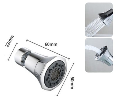 1Pcs Flexibele 360 Graden Beluchter Outlet Swivel Tap Water Saving Kraan Nozzle Sproeier Tap Hoofd Sink Mixer Keuken levert