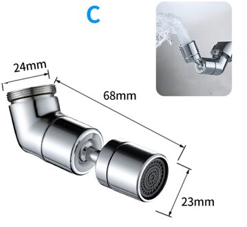 1Pcs Flexibele 360 Graden Beluchter Outlet Swivel Tap Water Saving Kraan Nozzle Sproeier Tap Hoofd Sink Mixer Keuken levert