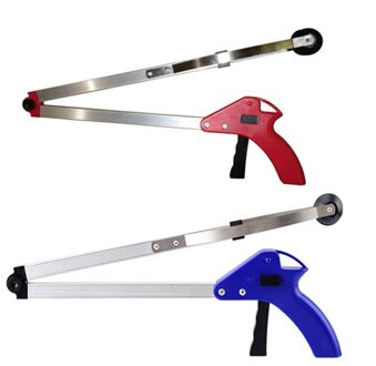 1Pcs Folding Huishoudelijke Vuilnis Picker Legering Trash Grabber Afval Bladeren Pick Schoonmaken Up Clip Tuin Voor Tuin Gereedschap Tool