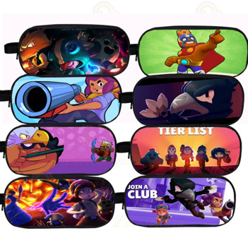 1Pcs Game Pencil Case Leon Nita Print Students Gift School Pencil Box Pencilcase Pencil Bag School Supplies Stationy