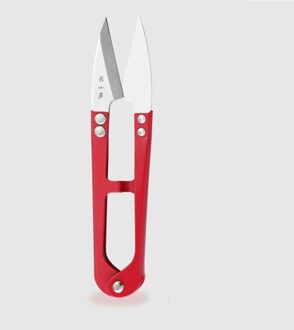 1Pcs Garen Schaar Snijden Naaien Schaar Kruissteek Draad Borduurwerk Maat Schaar Voor Stof Levert Garen Scharen rood