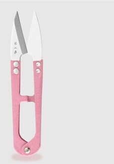 1Pcs Garen Schaar Snijden Naaien Schaar Kruissteek Draad Borduurwerk Maat Schaar Voor Stof Levert Garen Scharen roze