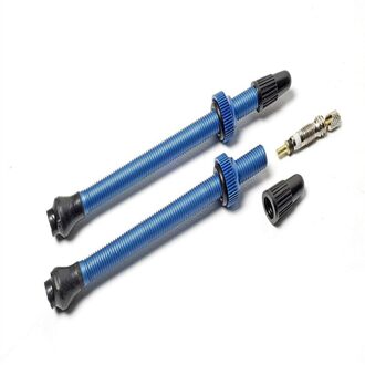 1Pcs Geen Buizen Tubeless Aluminium Kleppen 50Mm Mtb Racefiets D