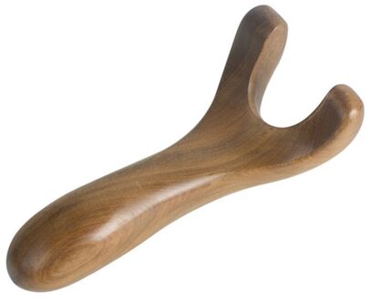 1Pcs Geurige Hout Facial Neus Gua Sha Tool Body Acupunt Massage Hand Roller Spa Massage Gezondheid Stick Tool