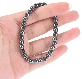 1Pcs Gewichtsverlies Magneet Armband Zwarte Steen Magnetische Therapie Armband Enkelband Afslanken Product Gezondheidszorg