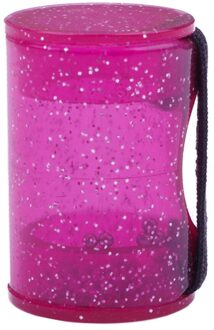 1Pcs Glitter Vinger Hamer Zand Shaker Akoestische Gitaren Ukulele Ritme Zand Bell Maracas Instrumenten Duurzaam Muzikale Accessoires roze