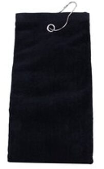 1Pcs Golf Handdoek Sport Handdoek Fitness Handdoek Met Haak Zwart