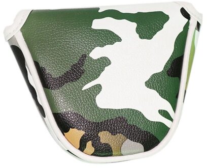 1Pcs Golf Mallet Putter Headcover Cover Voor Kleine Center Putters Netto Sluiting Groen