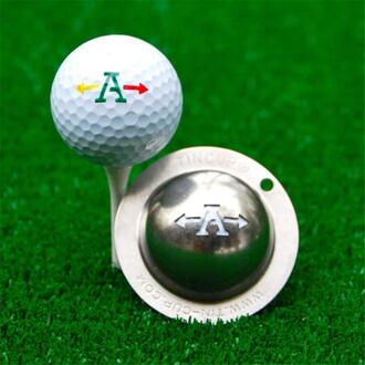 1Pcs Golf Scribe Accessoires Levert Transparante Golfbal Groene Lijn Clip Liner Marker Pen Template Alignment Marks Tool 01