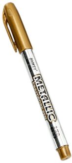1Pcs Goud Zilver Marker Pen Waterdicht Markers Verf Metalen Gezicht Permanente Verf Marker Pen