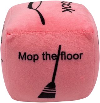 1Pcs Grappig Paar Familie Willekeurige Gelukkig Huishoudelijk Dice Decompressie Knuffel Thuis Decompressie Speelgoed Sofa Tafelblad Decoratie