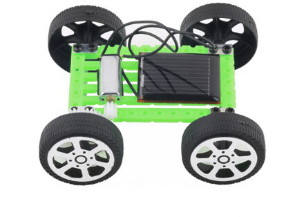 1Pcs Grappige Mini Zonne-energie Speelgoed Diy Auto Kit Kinderen Educatief Gadget Hobby
