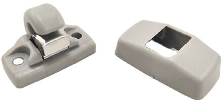 1Pcs Grijs Zonneklep Zonneklep Haak Clip Bracket Hanger Voor Vw Jetta Golf Passat Polo Bora Seat Leon Superb octavia 3B0857561B
