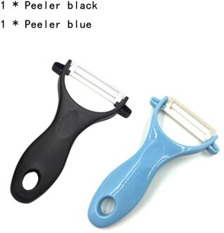 1Pcs Groente Fruit Potato Peeler Cutter Huishoudelijke Keramische Gadget Peeling Draagbare Home Keuken Gereedschap Accessoires 13*7.5Cm 2stk-BB