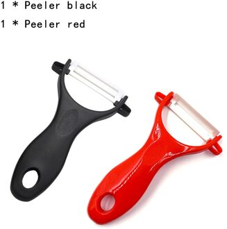 1Pcs Groente Fruit Potato Peeler Cutter Huishoudelijke Keramische Gadget Peeling Draagbare Home Keuken Gereedschap Accessoires 13*7.5Cm 2stk-BR