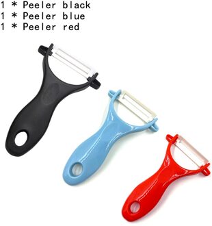 1Pcs Groente Fruit Potato Peeler Cutter Huishoudelijke Keramische Gadget Peeling Draagbare Home Keuken Gereedschap Accessoires 13*7.5Cm 3stk-BBR