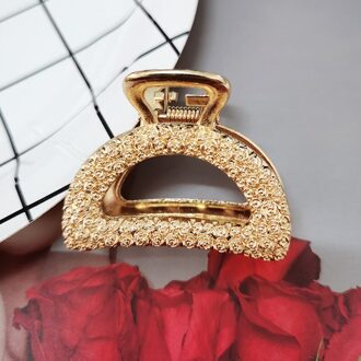 1Pcs Haar Clips Voor Vrouwen Acryl Haarspelden Metal Haar Klauwen Eenvoudige & Vintage Meisjes Haarspelden Krab Klauwen Jaw Clamp styling Tools Circle