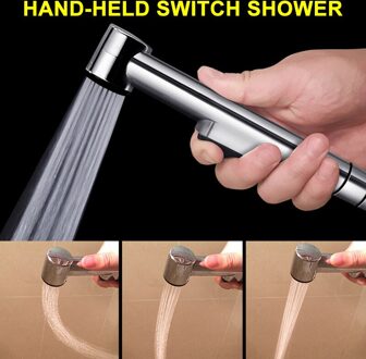 1Pcs Hand-Held Schakelaar Schoon Lichaam Bidet Sproeier Spuit Douchekop Wc Keuken Tuin Flusher HFD889