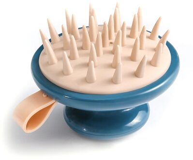 1Pcs Handheld Hoofdhuid Meridiaan Shampoo Massage Borstel Douche Haar Kam Borstel Draagbare Shampoo Borstel Haarverzorging Kam
