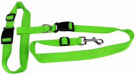 1Pcs Handsfree Hond Huisdieren Leiden Wandelen Running Jogging Verstelbare Riem Tractie Speciale Touw Taille Leash S9G7 licht grijs