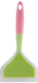 1Pcs Handvat Siliconen Pannenkoeken Schop Spatel Siliconen Pannenkoeken Schop Anti-aanbak Breed Turner Te Schoon Huishouden Keuken Gereedschap 2