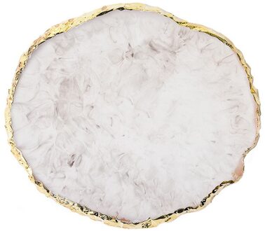 1Pcs Hars Opslag Geschilderd Palet Lade Sieraden Display Plaat Ketting Ring Oorbellen Display Tray Creatieve Decoratie Organizer grijs