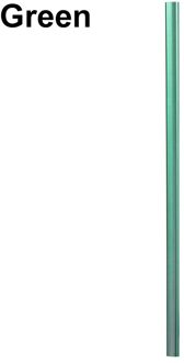 1Pcs Hartvormige Rietje Milieuvriendelijke Herbruikbare Metalen Rietjes Keuken Accessoires Bar Tool 304 Rvs groen