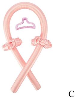 1Pcs Heatless Curling Staaf Hoofdband Krullen Lint Haar Rollen Slapen Zachte Hoofdband Lui Haarkrulspelden Diy Haar Styling Tools