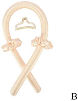 1Pcs Heatless Curling Staaf Hoofdband Krullen Lint Haar Rollen Slapen Zachte Hoofdband Lui Haarkrulspelden Diy Haar Styling Tools