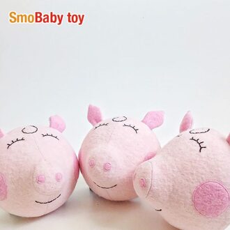 1Pcs Heldere Muur Mount Leeuw/Olifant/Giraffe Knuffels Kinderen Kinderkamer Muur Opknoping Home Decoratie Verjaardag 1stk varken