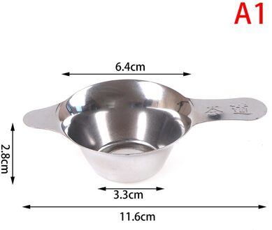 1Pcs Herbruikbare Roestvrij Staal Thee Filter Fijne Mesh Thee-ei Blad Trechter Theezeefje Accessoires A1