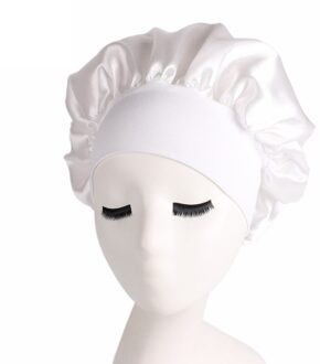 1Pcs Herbruikbare Slapen Cap Passen Slaap Night Cap Head Cover Hoed Vrouwen Badmuts Badkamer Douche Hoed Cover Haar styling Tools 03