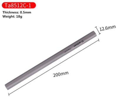 1Pcs Herbruikbare Titanium Rietje Stevige Rechte Drinkt Stro Met Cleaner Brush Voor Sap Mokken Tiartisan Ta8512C-1