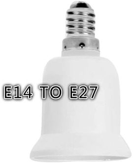 1pcs Home Travel Converter E14 TO E27 Adapter Conversion Socket Fireproof Socket Lamp Holder Converters Lighting Accessories