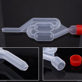 1Pcs Homebrew Wijn Gisting Air Lock Plastic Bubble Tule One-Way Uitlaat Water Seal Herbruikbare Bier Tool Luchtsluis