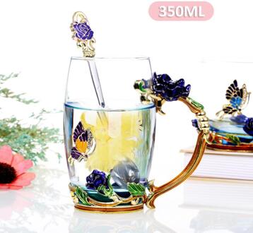 1Pcs Hots 3D Pyrex Glas Bier Espresso Koffie Beker Handgemaakte Bier Mok Thee Cup Whisky Glas Drinken Luxe geschenkdoos Bts 02 / 350ML