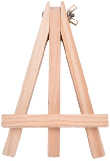 1Pcs Hout Kunstenaar Schildersezel Bruiloft Nummer Plaats Naam Card Stand Display Houder Frame Leuke Desk Decor Diy Levert 18*24Cm