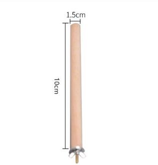 1Pcs Huisdier Vogel Speelgoed Papegaai Kauwen Slijpen Klauw Stand Zitstokken Kooi Valkparkiet Parkiet Kleurrijke Opknoping Stand Speelgoed Vogel Benodigdheden 1stk 1.5x10cm