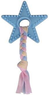 1Pcs Huisdieren Honden Dierbenodigdheden Pet Dog Puppy Katoen Chew Leuke Ster Speelgoed Duurzaam Gevlochten Touw Funny Tool Voor hond Puppies Dierbenodigdheden Blauw