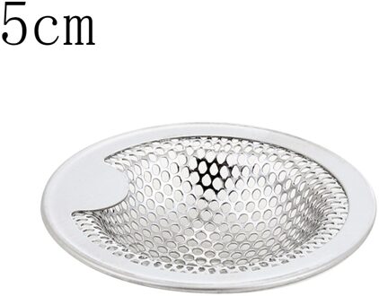1Pcs Huishoudelijke Rvs Spoelbak Filter Zwembad Bad Badkamer Riool Afvoerputje Keuken Anti-Klomp Slakken Zeef Accessoires B 5cm