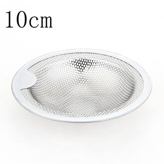 1Pcs Huishoudelijke Rvs Spoelbak Filter Zwembad Bad Badkamer Riool Afvoerputje Keuken Anti-Klomp Slakken Zeef Accessoires D 10cm
