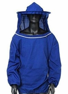 1Pcs Imker Pak Marineblauw Sluier Jas Bescherming Sting Proof Professionele Multifunctionele Bescherming Alle Lichaam Apparatuur