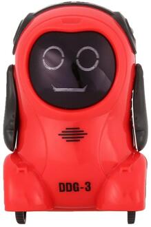 1Pcs Intelligente Mini Pocket Robot Lopen Muziek Dans Speelgoed Licht Spraakherkenning Gesprek Herhalen Smart Interactieve Kids pruim