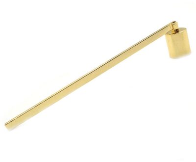 1Pcs Kaars Lont Brandblusser Oil Lamp Wick Cover Rvs Kaars Trimmer Cutter Dipper Kaars Bel Geurkaars Tool goud