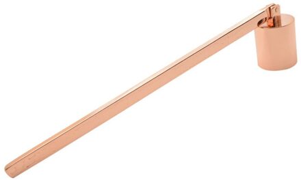 1Pcs Kaars Lont Brandblusser Oil Lamp Wick Cover Rvs Kaars Trimmer Cutter Dipper Kaars Bel Geurkaars Tool roos goud