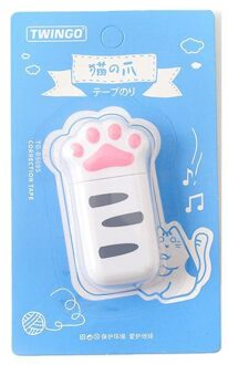1Pcs Kat Klauw Draagbare Correctie Tape Kawaii Wit Out Corrector Relatiegeschenk Briefpapier Studentenprijs School Office Supply