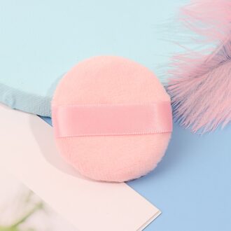 1Pcs Katoen Cosmetische Rookwolken Mini Make-Up Mengen Gezichtscrème Spons Make Up Gereedschap roze