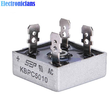 1PCS KBPC5010 Diode Bridge Rectifier Diode 50A 1000V KBPC 5010 Power Rectifier Diode Electronic Componentes