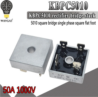 1PCS KBPC5010 diode bridge rectifier diode 50A 1000V KBPC 5010 power rectifier diode electronica componentes
